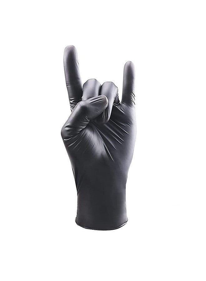 Gesalife Disposable Black Gloves Vinyl Powder Free