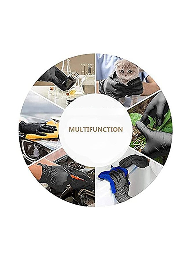 Gesalife Disposable Black Gloves Vinyl Powder Free