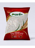 Organika Premium Indian Long Grain Rice 5KG Aromatic Fluffy Extra-Long Grains for Perfect Everyday Cooking