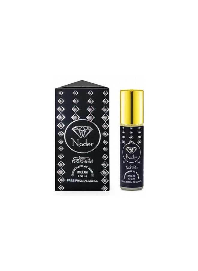 Pack of 6 Nabeel Nader 6ml Roll On Concentrated Oil Perfume