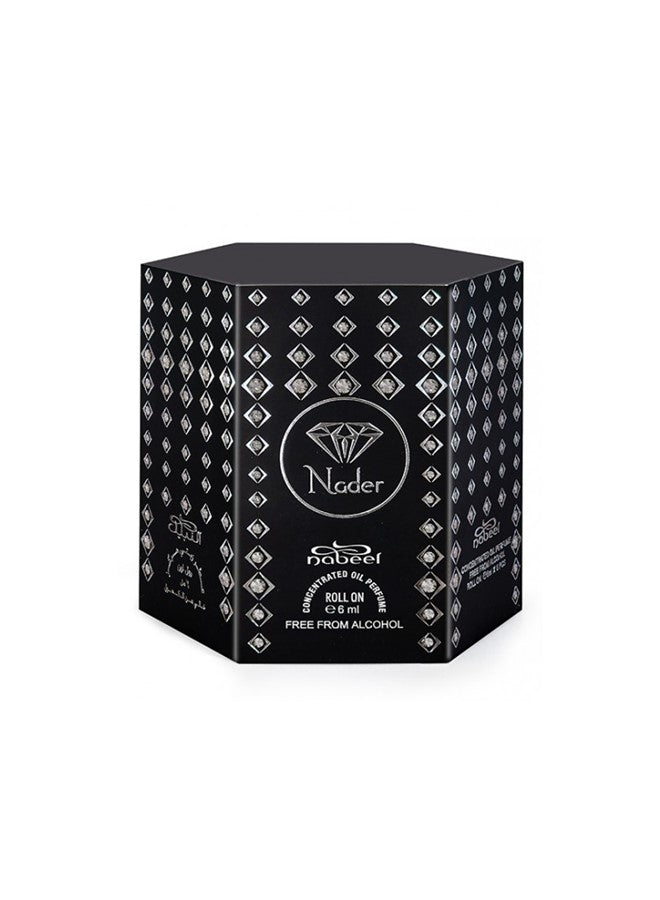 Pack of 6 Nabeel Nader 6ml Roll On Concentrated Oil Perfume