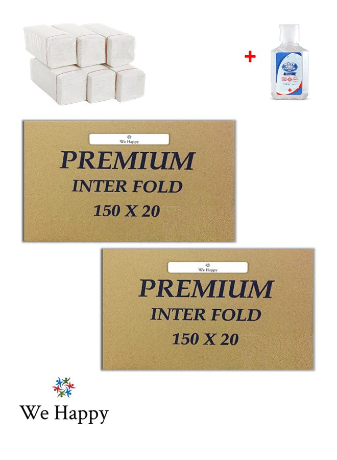 Bulk Interfold Tissue Paper 3000 Pieces Discount Pack