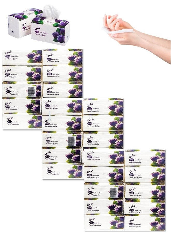 Ghena Soft Paper Tissues Skin Friendly White Paper Dispoasble Face Towel