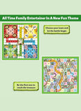 Ludo and Snakes Ladders Board Game Toy Jungle Adventure Theme Fun Family Travel Board Game