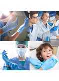 Gesalife Powder Free Disposable Vinyl Blue Gloves