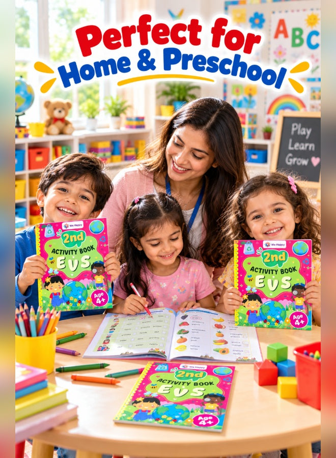 We Happy 2nd EVS Activity Book for home and preschool learning