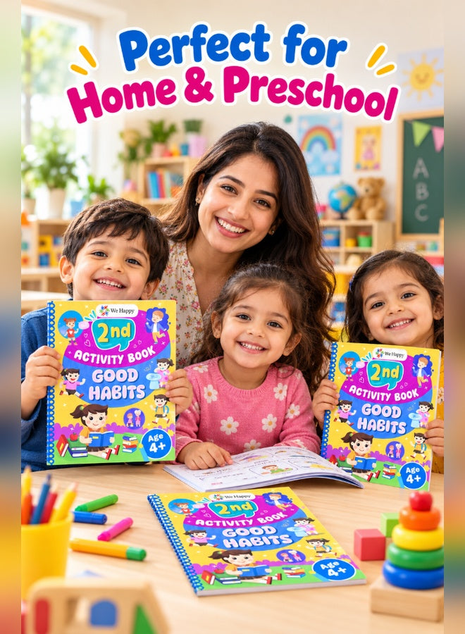 We Happy 2nd Good Habits Activity Book for home and preschool