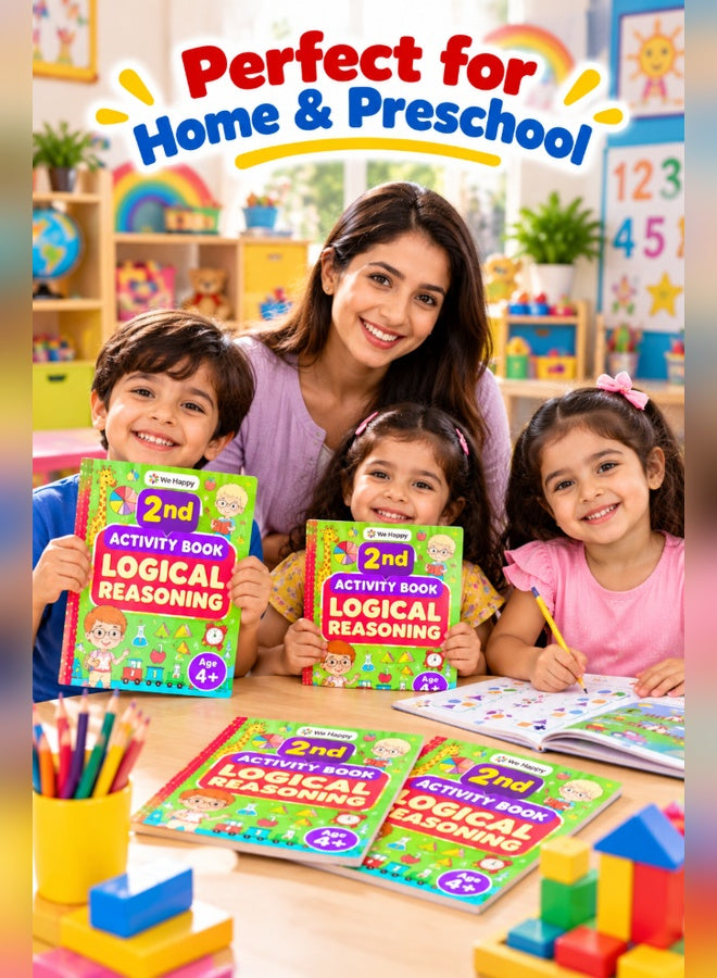 We Happy 2nd Logical Reasoning Activity Book for home and preschool