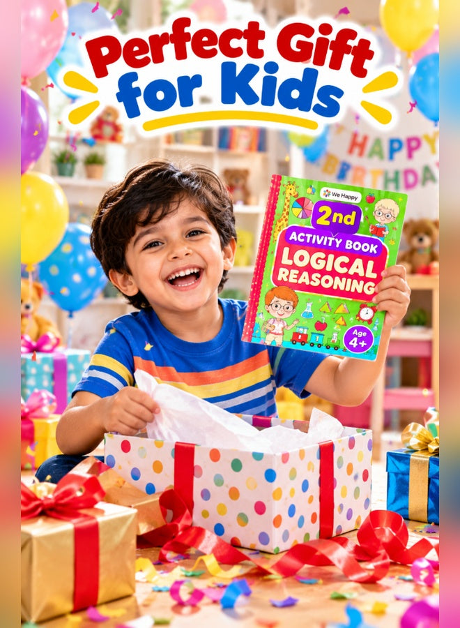 We Happy 2nd Logical Reasoning Activity Book - perfect gift for kids