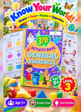 We Happy 3rd Activity Book General Awareness for Kids Age 5+ – Shapes, Healthy Food, Plants, Opposites & Everyday Knowledge