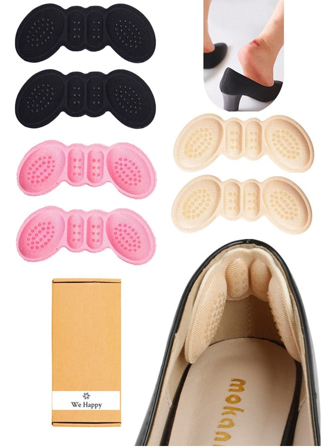 Women Insoles for Shoes High Heels Size Adjust Adhesive Heel Liner Protector Grips Pain Relief Butterfly Shape Foot Care Inserts