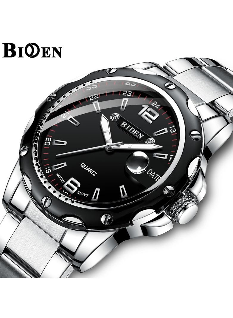 BIDEN Luxury Quartz Business Waterproof Japan Movt Wristwatch