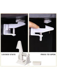 We Happy Child Safety Cabinet Locks Heavy Duty Spring-Loaded Baby Proof Latch for Cabinets Drawers Appliances Easy Install with Adhesive Durable Invisible Design Horse White