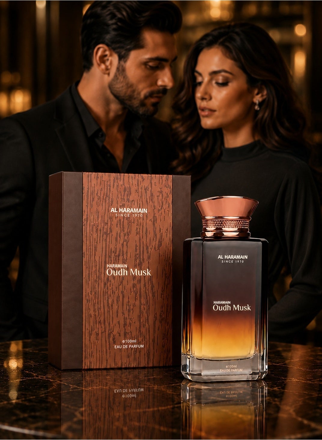 Al Haramain Oudh Musk Eau de Parfum 100ML – Oriental Woody Unisex Perfume