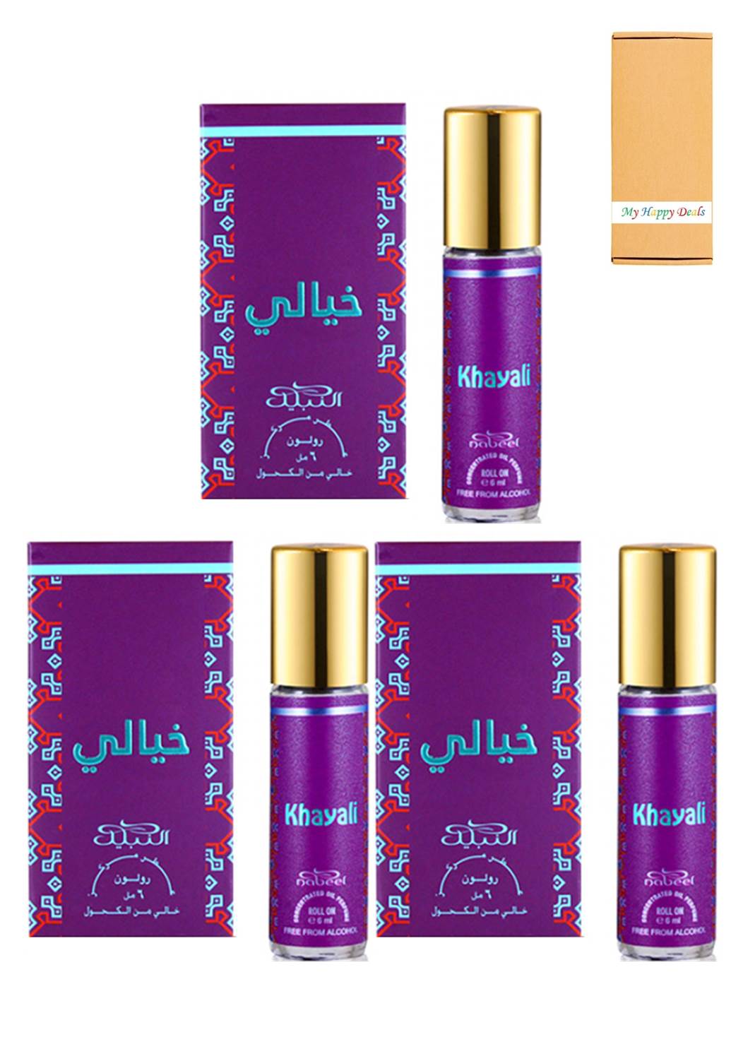 Nabeel Khayali Alcohol Free Roll On Oil Perfume 6ML