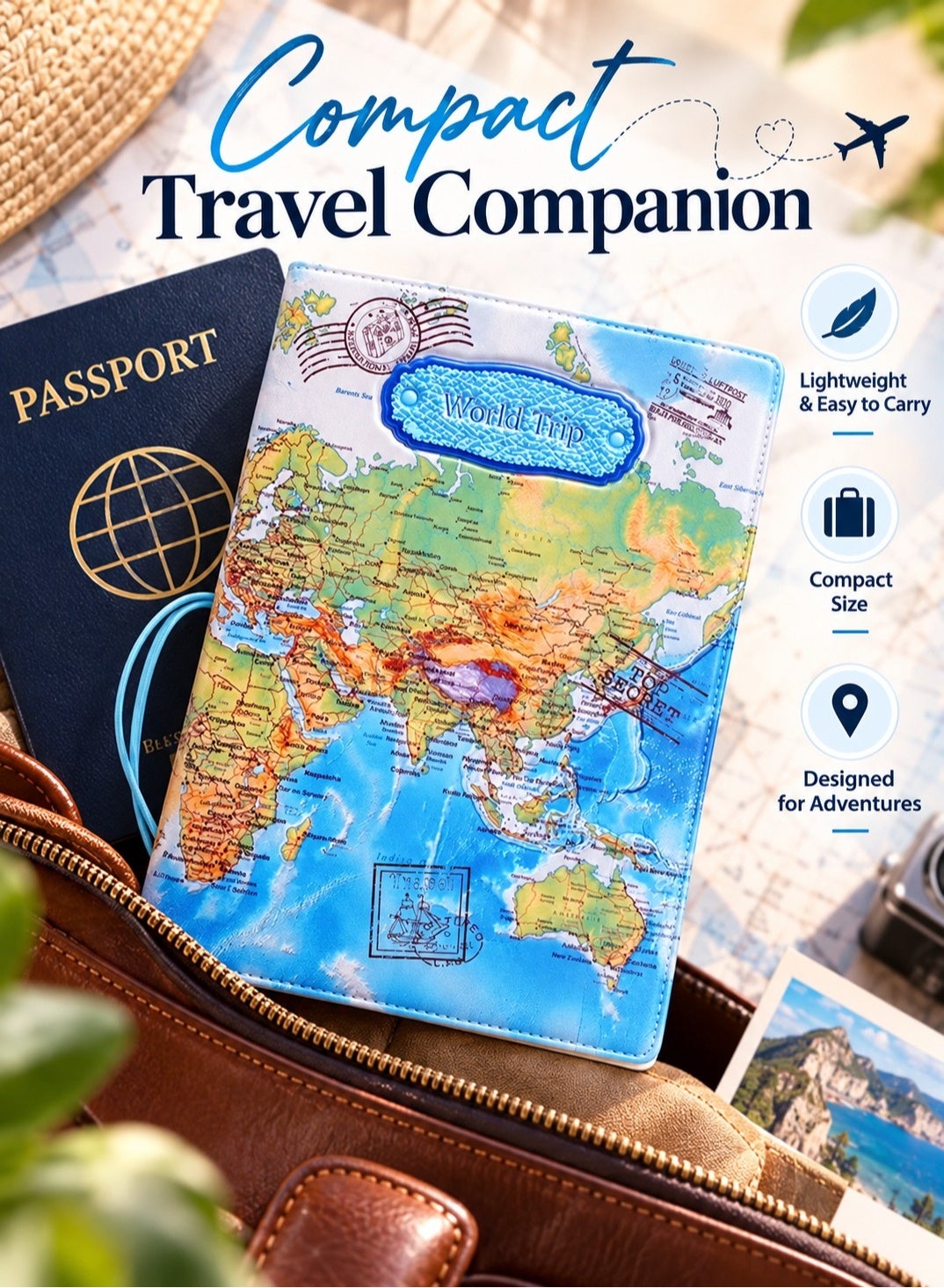 World Trip Passport Cover