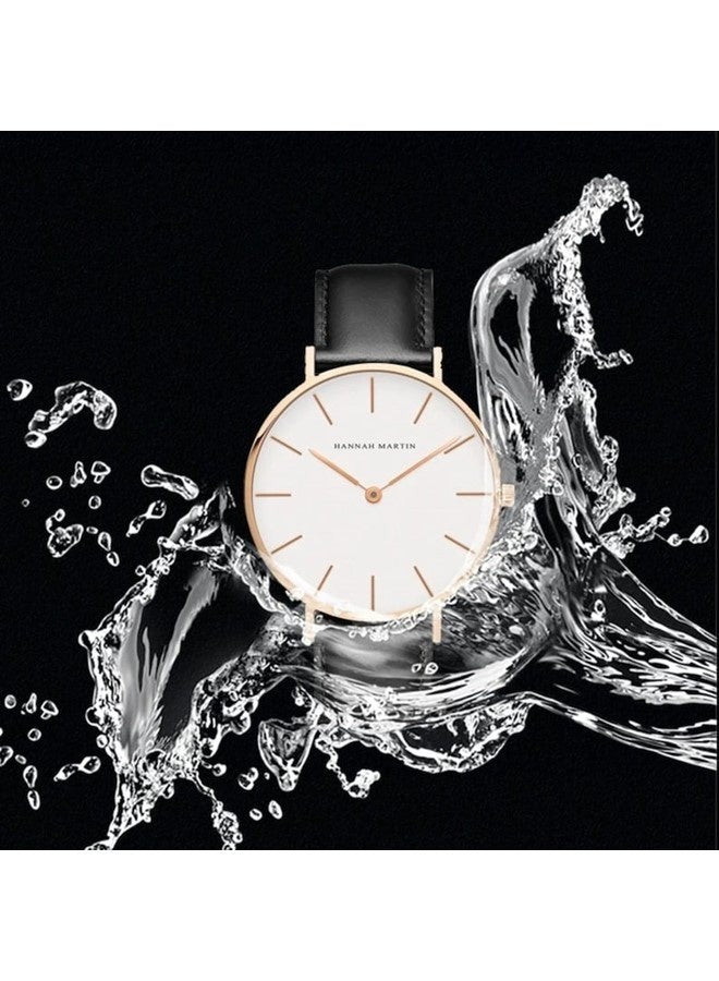 Hannah Martin classic leather strap couple watch set - photo 4