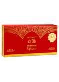 Nabeel Mini Bakhoor Fattan Incense 12 x 3 G (36 G) – Fruity Floral Leathery Arabic Home Fragrance