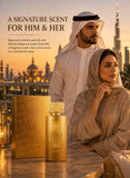 Nabeel Gold 24K Eau De Parfum 100 ML Luxurious Long-Lasting Arabian Perfume for Men and Women