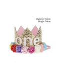 We Happy 1st 2nd 3rd One Two Three 1 2 3 Birthday Crown Party Photo Shoot Prop