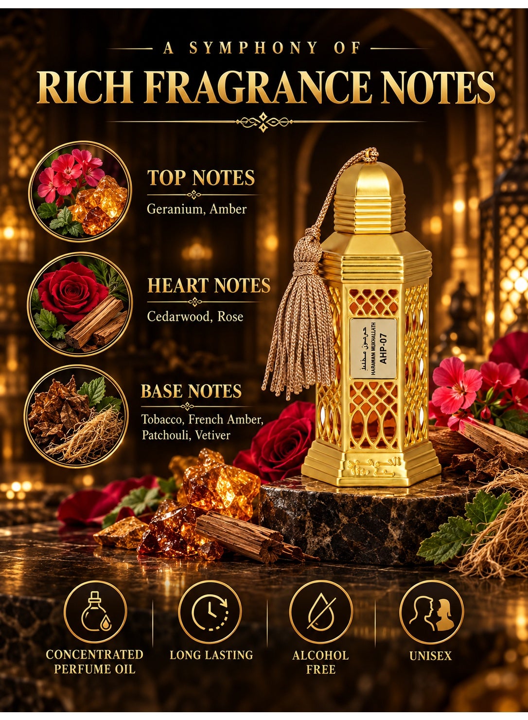 Haramain Mukhallath fragrance notes