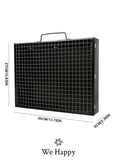 We Happy Barbecue Portable Outdoor Charcoal BBQ Grill 43x30x23 CM - Box shape