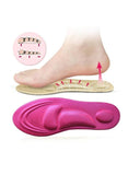 We Happy 4D Foam Comfort Shoe Insole Help Against Foot Pain Cushioning Metatarsal Arch and Heel Support