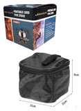 JIHAM Portable Camping Mini Gas Stove with Storage Bag