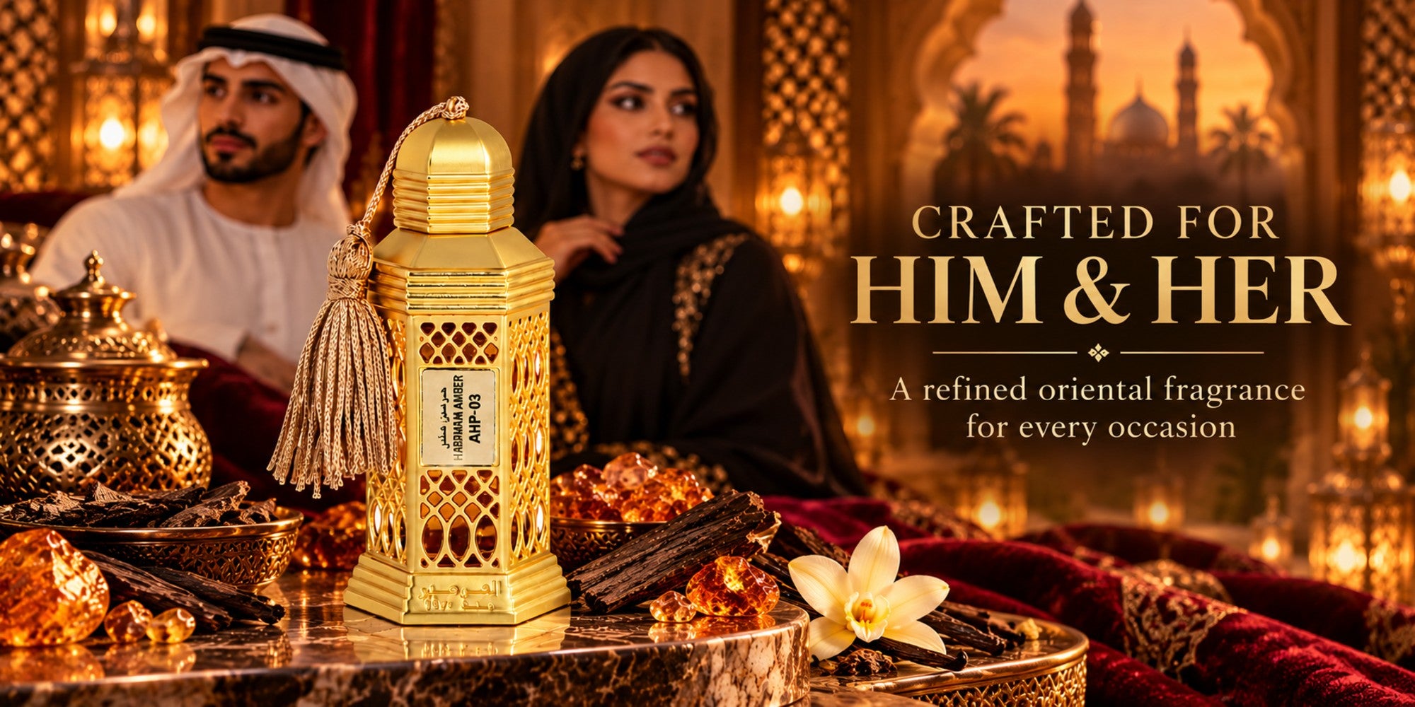 Haramain Amber attar lifestyle