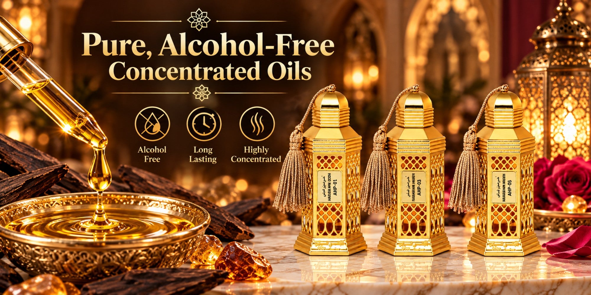 Haramain attar long-lasting alcohol-free