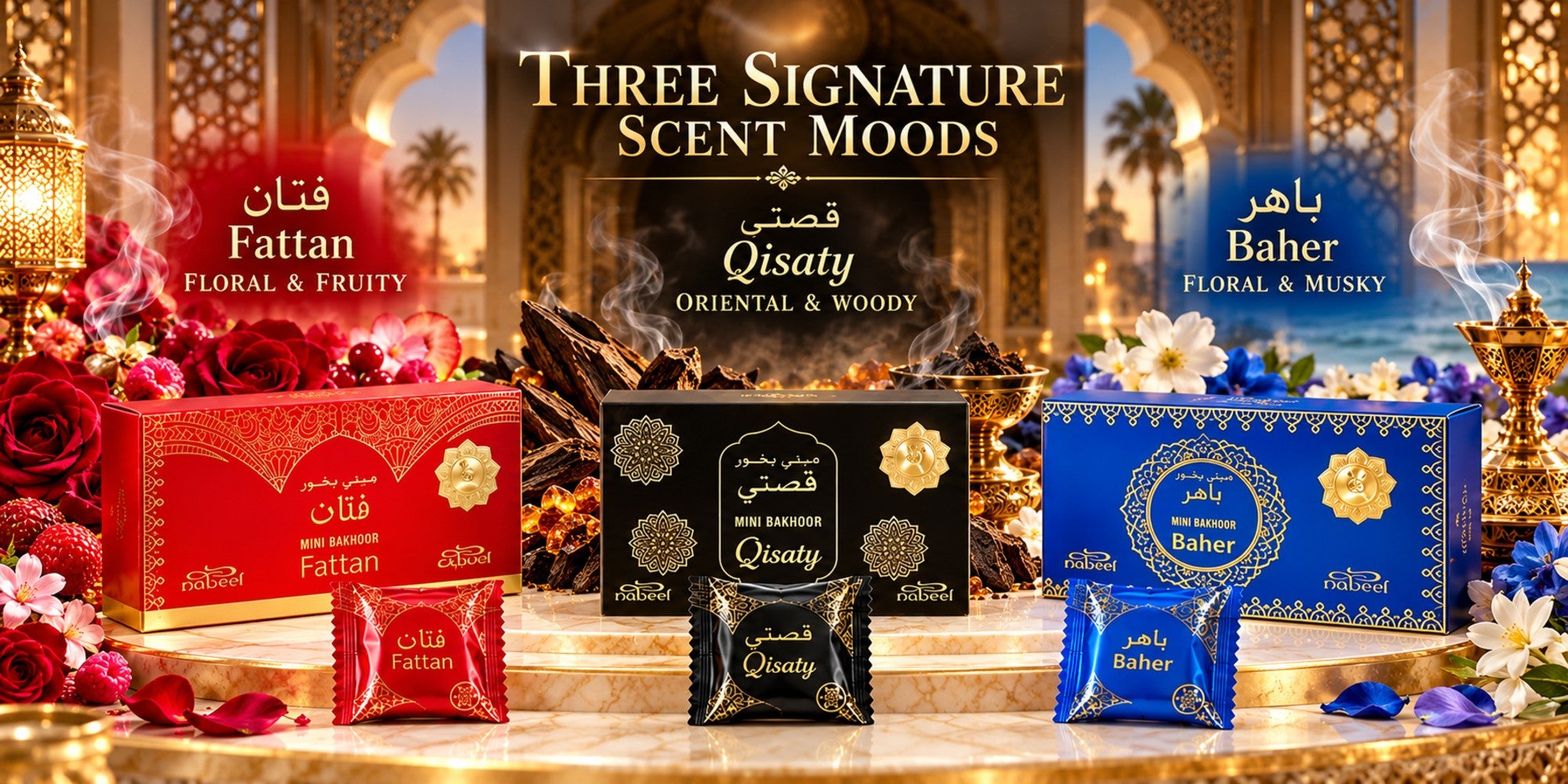Nabeel mini bakhoor fragrances