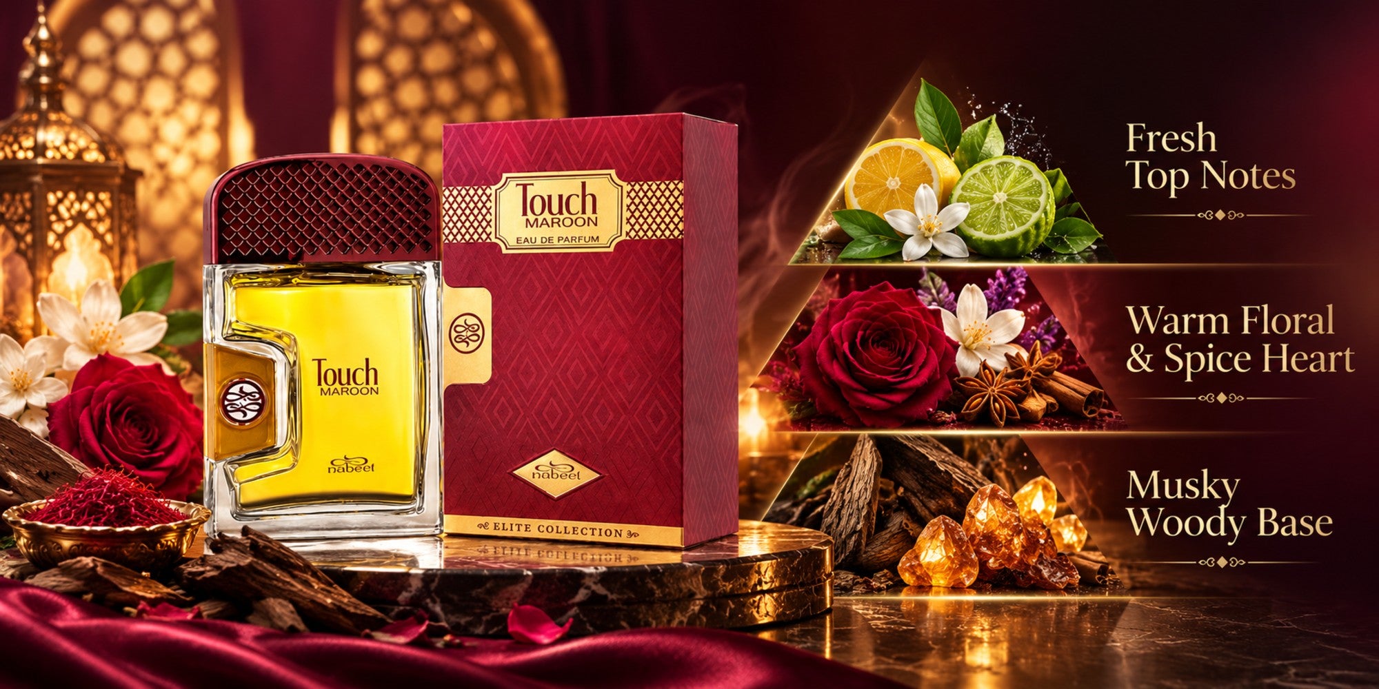 Touch Maroon fragrance notes