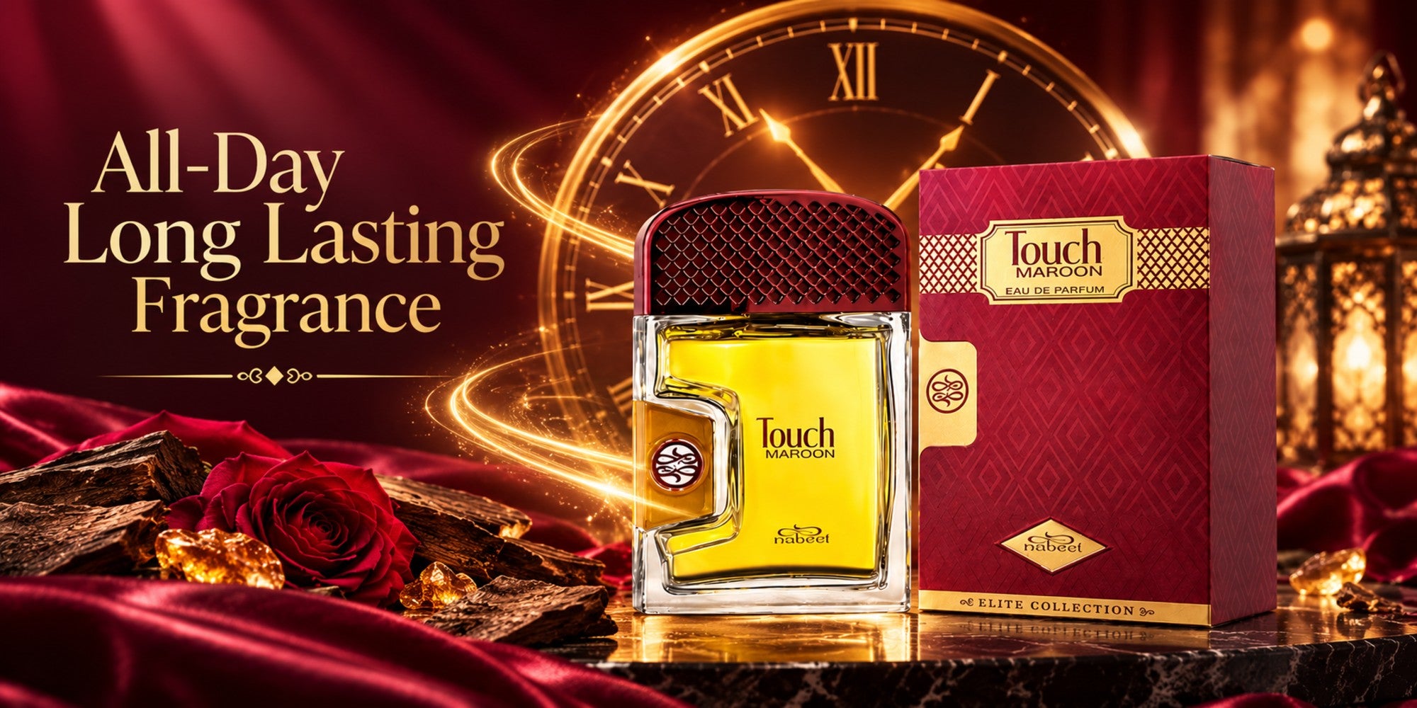 Touch Maroon long-lasting perfume