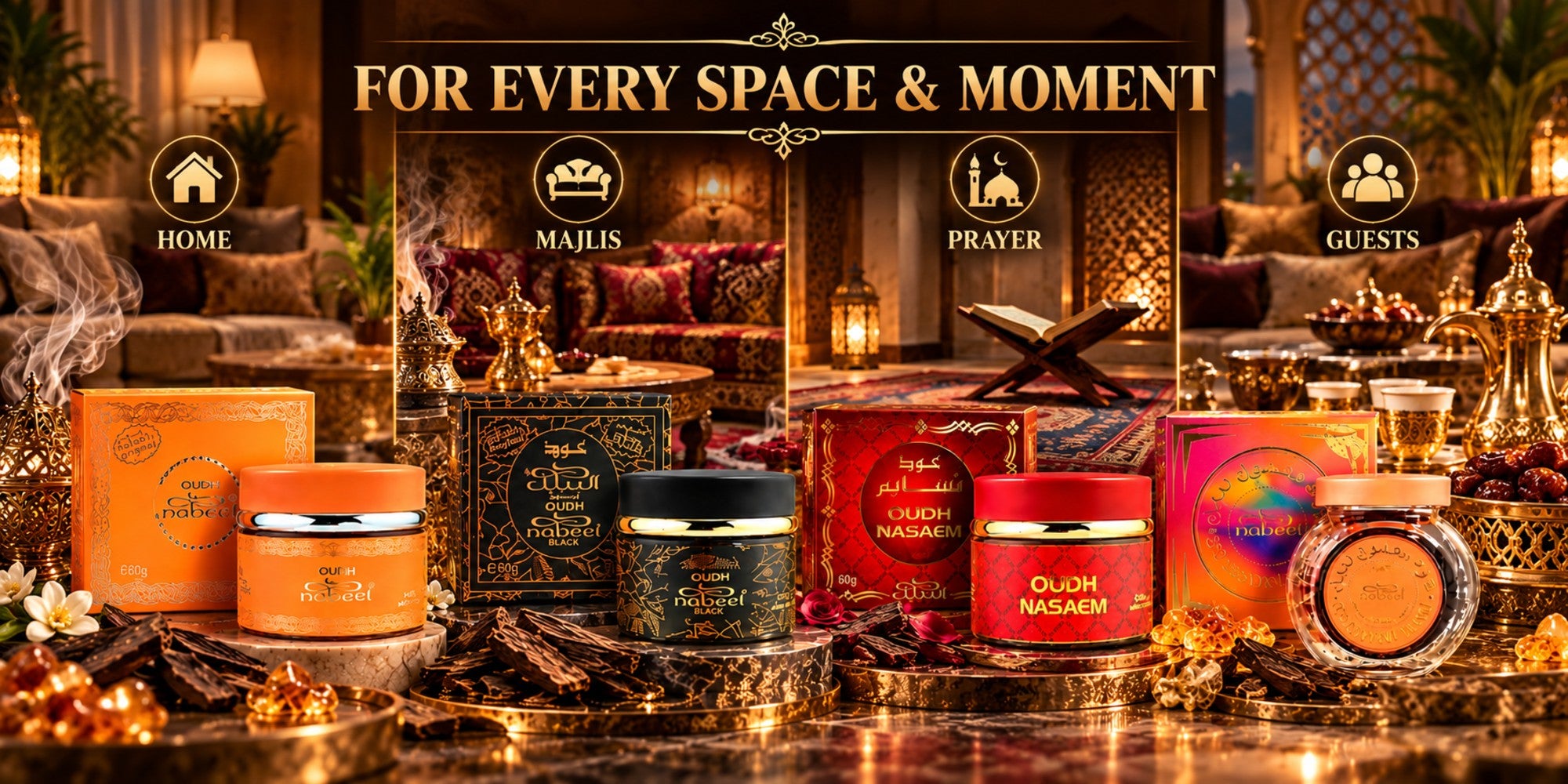 Ultimate Oudh Bakhoor lifestyle majlis