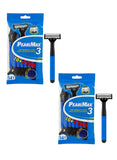 14 Pieces PearlMax Triple Blade Shaving Razor For Men, With Aloe Gel & Vitamin E Lubricating Strip Disposable Razors