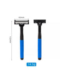 14 Pieces PearlMax Triple Blade Shaving Razor For Men, With Aloe Gel & Vitamin E Lubricating Strip Disposable Razors
