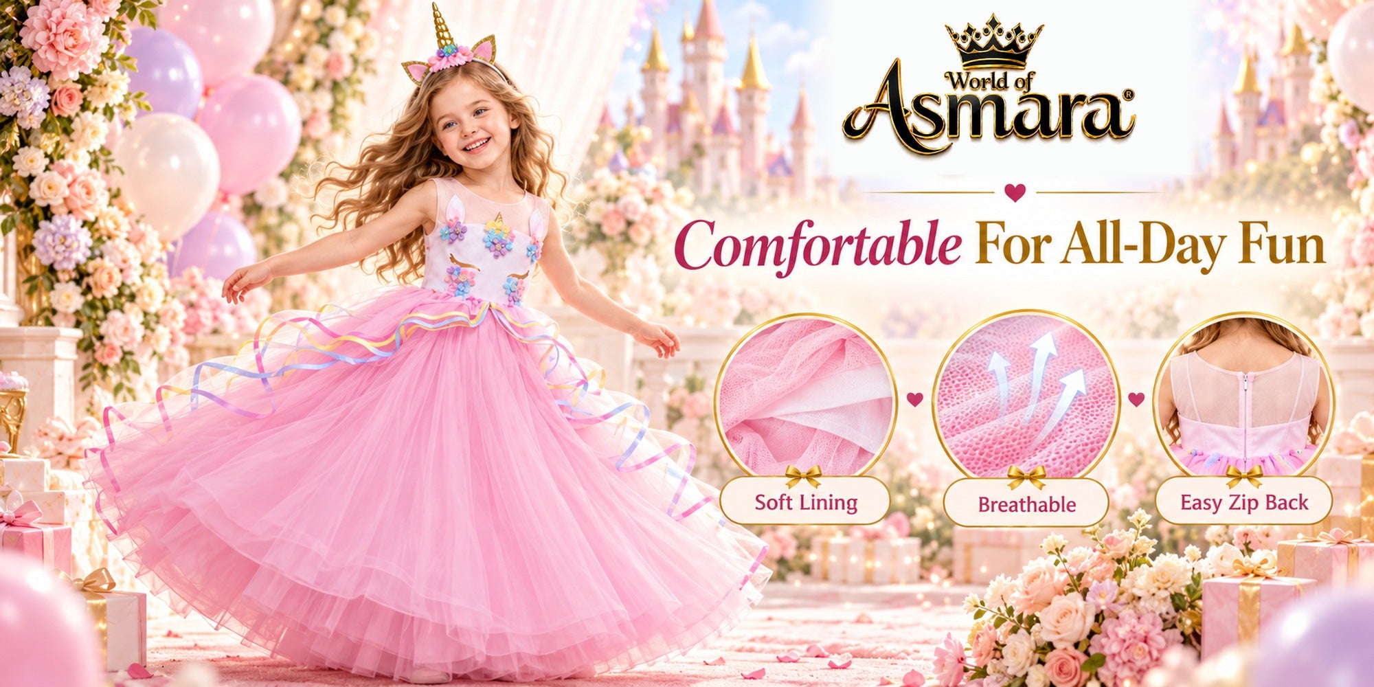Comfortable for all-day fun