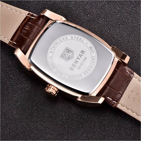 BENYAR Men’s Luxury Leather Watch