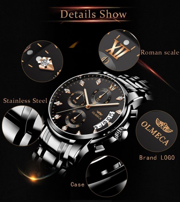 OLMECA Luxury Boys Wristwatch