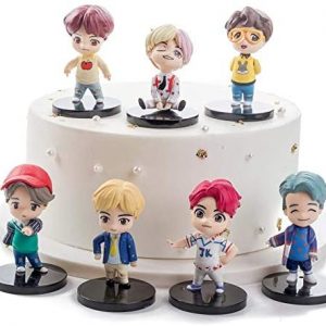 BTS Mini Idol Figures | Amazing 7 Pcs Cake Toppers