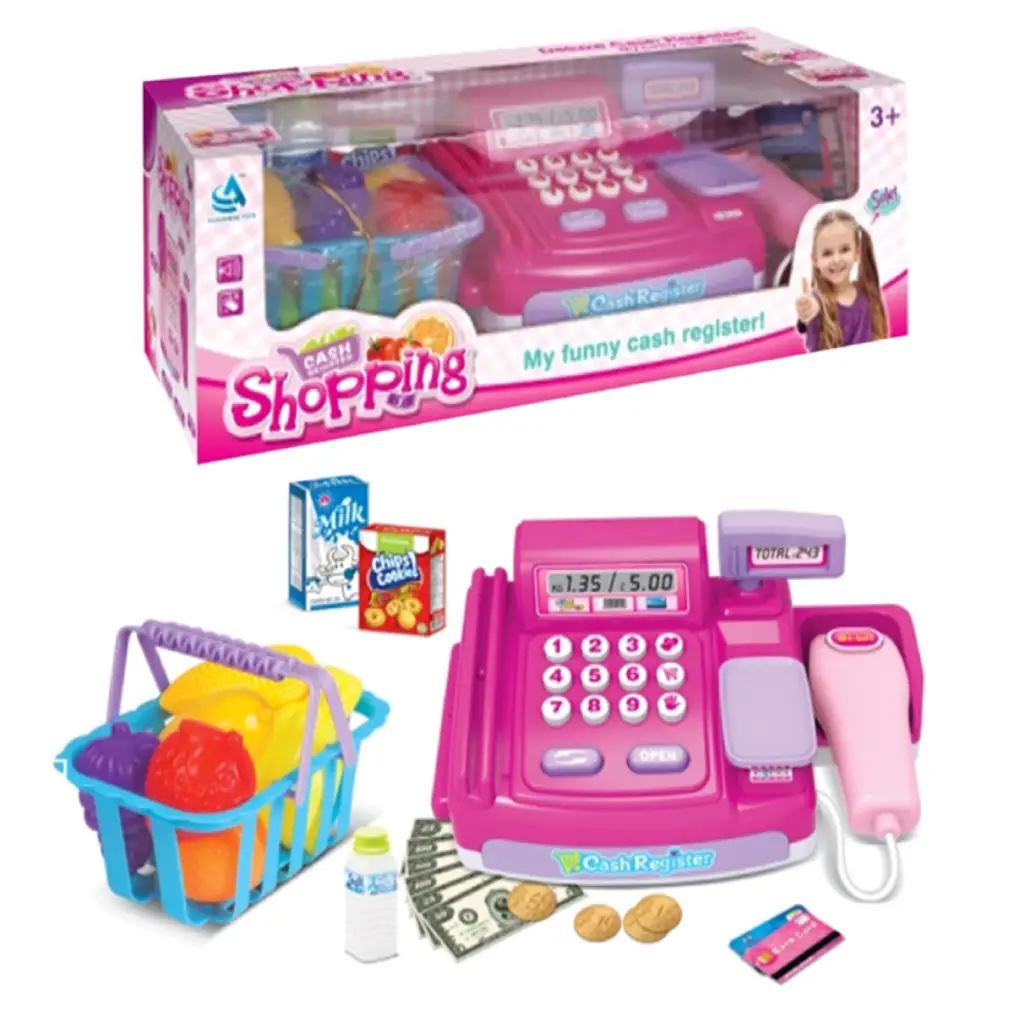 Cash Register Shopping Pretend Play Toy